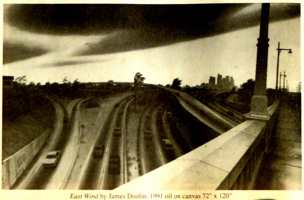 East Wind by James Doolin, 1991 oil on canvas 72" x 120"